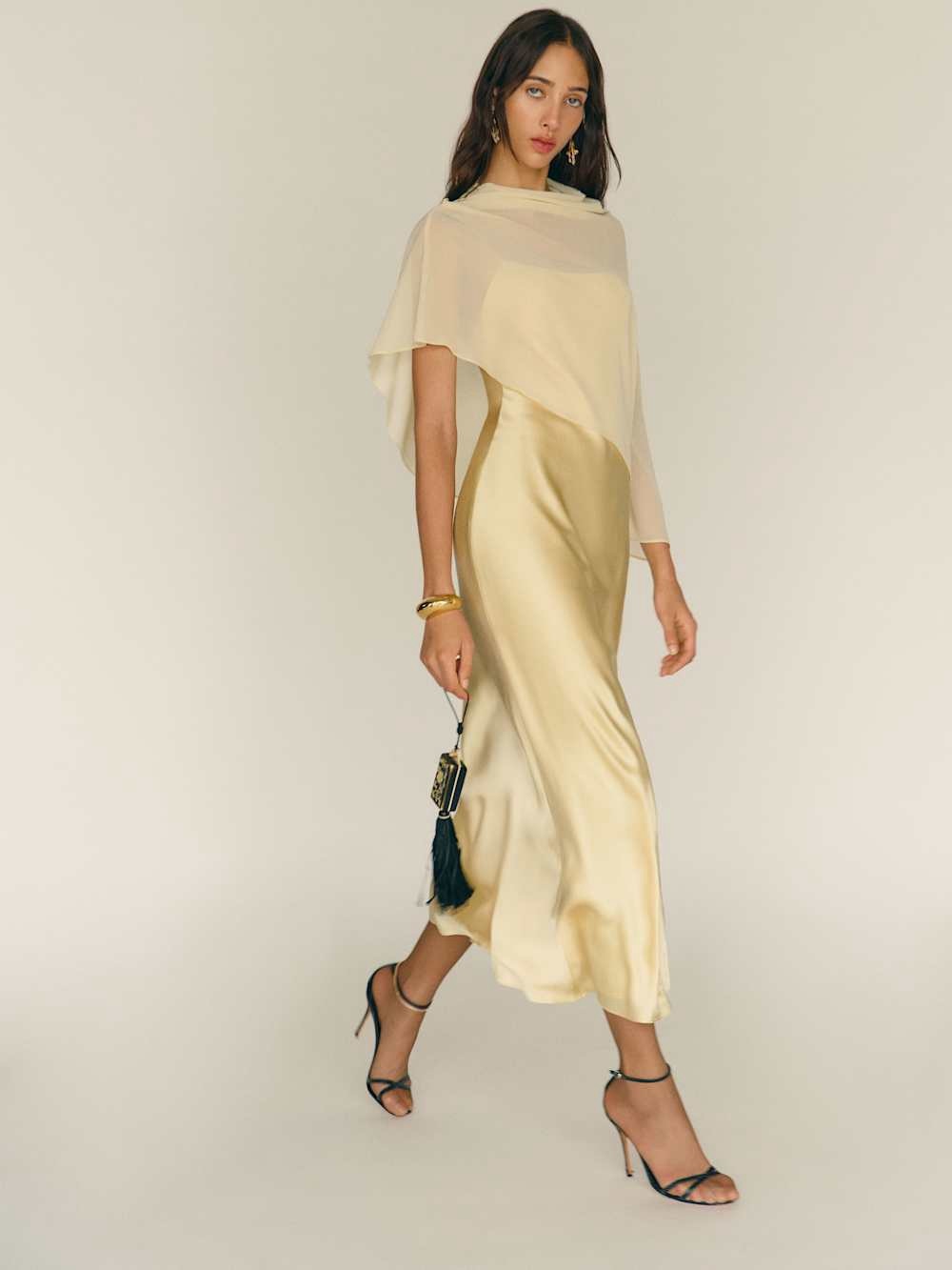 Reformation Lilibeth Silk Dress
